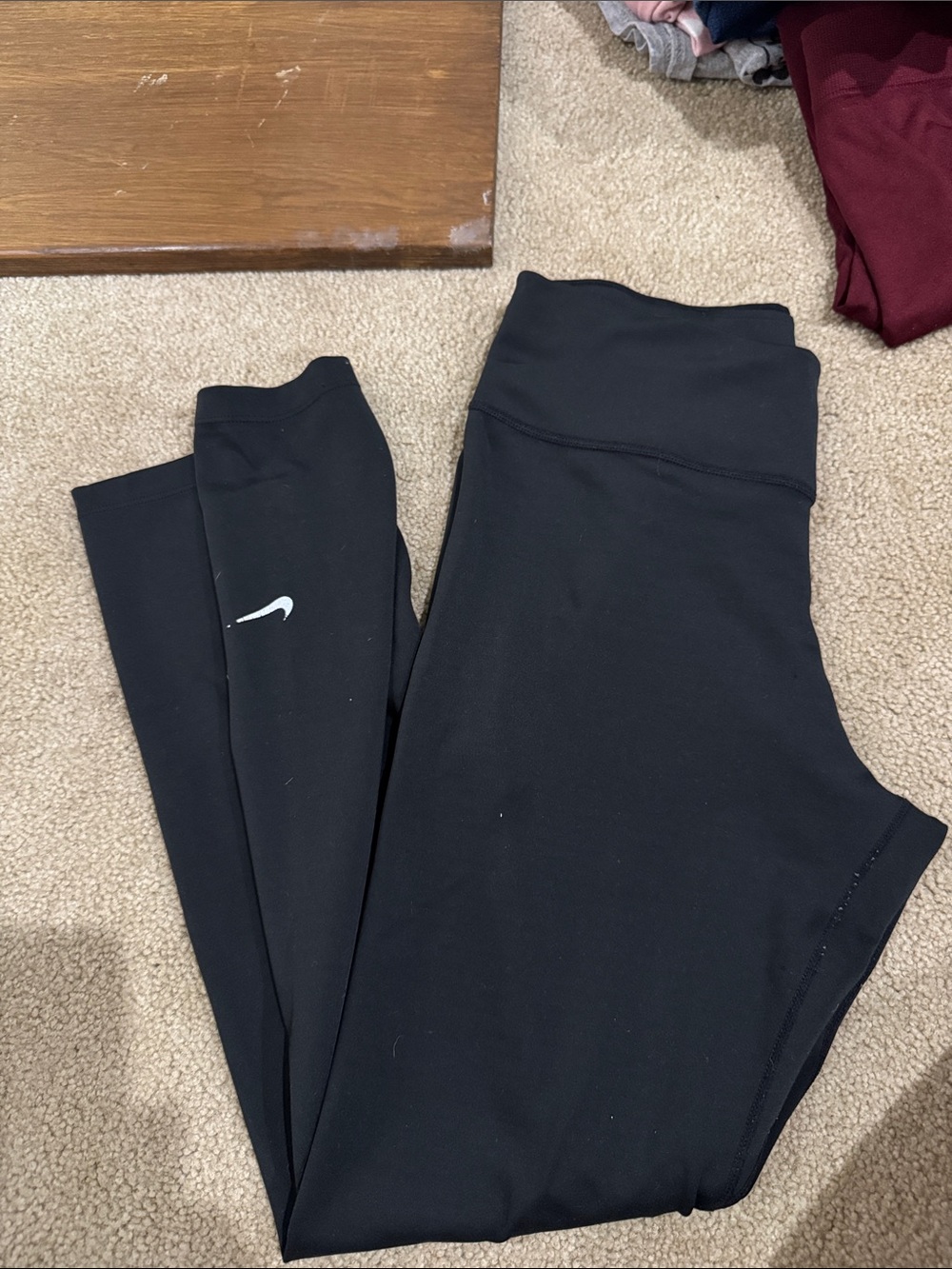 Nike Black Girls' Swoosh Active Leggings